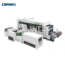 Allwell Auto Non Woven Shopping Bag Making Machine, Nonwoven Soft Loop Handle Bag Box Making Production Line